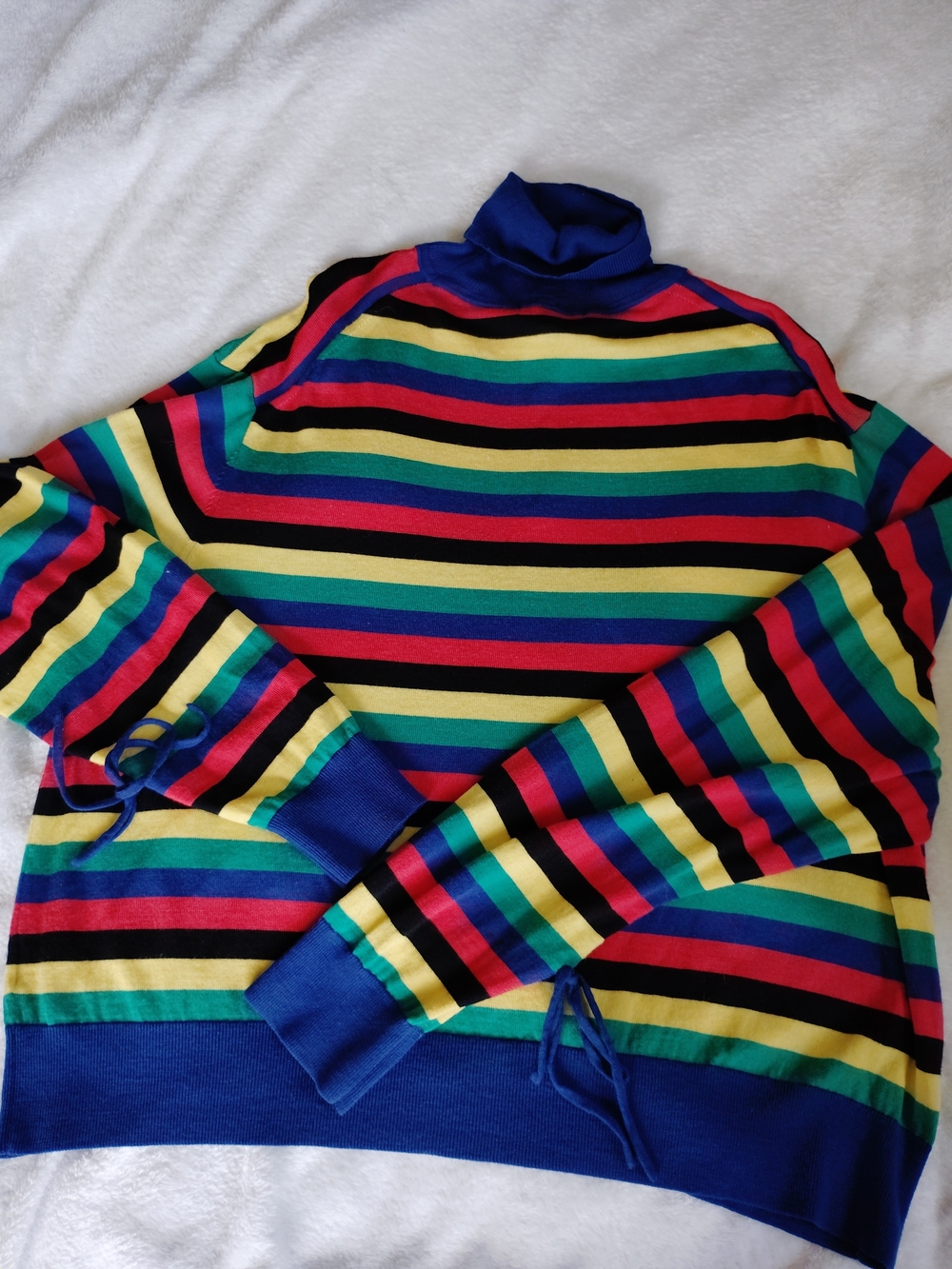 Uniqlo JW Anderson Sweater Striped Multicolor Size Xlarge